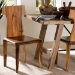 bali & pari Larissa Suar Wood Dining Chair - Larissa-Natural Wood-DC