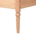 Baxton Studio Lucera Bobbin Bunk Bed with Ladder, Beech Brown - MG0110-9-Beech-Twin-Bunk Bed