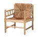 bali & pari Dolores Woven Seagrass Armchair with Bobbin Frame