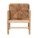 bali & pari Dolores Woven Seagrass Armchair with Bobbin Frame - Dolores-Natural-AC