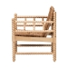 bali & pari Dolores Woven Seagrass Armchair with Bobbin Frame - Dolores-Natural-AC