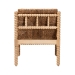 bali & pari Dolores Woven Seagrass Armchair with Bobbin Frame - Dolores-Natural-AC