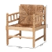 bali & pari Dolores Woven Seagrass Armchair with Bobbin Frame - Dolores-Natural-AC