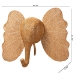 bali & pari Elissa Elephant Head Natural Rattan Wall Decor - Elephant-Light Honey Rattan-Wall Decor