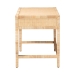 bali & pari Dalida Natural Rattan Writing Desk with Two Drawers - Lina-Light Honey-Desk