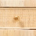 bali & pari Dalida Natural Rattan Writing Desk with Two Drawers - Lina-Light Honey-Desk