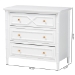 bali & pari Lucia Mahogany Wood 3-Drawer Chest with Bamboo Motif - Lucia-White-Chest