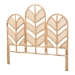 bali & pari Liang Natural Rattan Freestanding Headboard, Queen