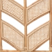 bali & pari Liang Natural Rattan Freestanding Headboard, Queen - Liang-Natural Rattan-HB-Queen