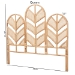 bali & pari Liang Natural Rattan Freestanding Headboard, Queen - Liang-Natural Rattan-HB-Queen