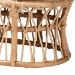 bali & pari Adelpha Natural Rattan Accent Bench with Cushioned Seat - Adelpha-Natural Rattan-Cushion-Bench