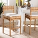 bali & pari Elvera Woven Seagrass and Mahogany Wood Counter Stool - MD-39987-Elvera-Light Walnut-Cushion-CS