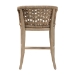 bali & pari Vellon Woven Seagrass and White Wash Mahogany Wood Counter Stool - MD-39993-Vellon-White Wash-Cushion-CS