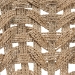 bali & pari Vellon Woven Seagrass and White Wash Mahogany Wood Counter Stool - MD-39993-Vellon-White Wash-Cushion-CS
