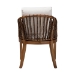 bali & pari Varen Seagrass and Mahogany Wood Dining Chair - MD-39991-Varen-Walnut-Cushion-Arm-DC