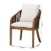 bali & pari Varen Seagrass and Mahogany Wood Dining Chair - MD-39991-Varen-Walnut-Cushion-Arm-DC
