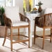 bali & pari Varen Seagrass and Mahogany Wood Counter Stool - MD-39992-Varen-Walnut-Cushion-Arm-CS