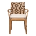 bali & pari Storsel Natural Rattan and Teak Wood Dining Chair, Two-Tone Brown - Storsel Two-Toned-Cushion-DC