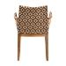 bali & pari Storsel Natural Rattan and Teak Wood Dining Chair, Two-Tone Brown - Storsel Two-Toned-Cushion-DC
