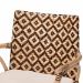 bali & pari Storsel Natural Rattan and Teak Wood Dining Chair, Two-Tone Brown - Storsel Two-Toned-Cushion-DC