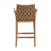 bali & pari Storsel Natural Rattan and Teak Wood Counter Stool, Two-Tone Brown - Storsel Two-Toned-Cushion-CS
