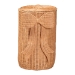 bali & pari Creusa Natural Rattan Laundry Basket with Bow Detail, Tall - WS282-Honey Ada Rattan-Basket