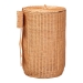 bali & pari Creusa Natural Rattan Laundry Basket with Bow Detail, Tall - WS282-Honey Ada Rattan-Basket