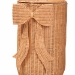 bali & pari Creusa Natural Rattan Laundry Basket with Bow Detail, Tall - WS282-Honey Ada Rattan-Basket