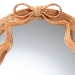 bali & pari Creusa Natural Rattan Accent Mirror with Bow Detail, Arch - WS284-Honey Ada Rattan-Mirror