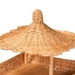 bali & pari Asante Natural Rattan 3-Tier Display Shelf with Pagoda Top - WS289-Honey Ada Rattan-Shelf