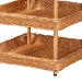 bali & pari Asante Natural Rattan 3-Tier Display Shelf with Pagoda Top - WS289-Honey Ada Rattan-Shelf