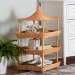 bali & pari Asante Natural Rattan 3-Tier Display Shelf with Pagoda Top - WS289-Honey Ada Rattan-Shelf