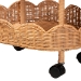bali & pari Bulana Natural Rattan 3-Tier Rolling Storage Cart - WS290-Honey Ada Rattan-Shelf