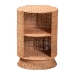 bali & pari Dorielle Natural Rattan End Table with Two Shelves - WS292-Honey Ada Rattan-ET