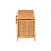 bali & pari Creusa Natural Rattan Storage Bench with Bow Detail - WS295-Large-Honey Ada Rattan-Bench