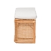 bali & pari Rivka Natural Rattan Storage Bench with Scalloped Base and Cushion - WS296-Original-Honey Ada Rattan-Cushion-Bench