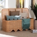 bali & pari Rivka Natural Rattan Storage Bench with Scalloped Base and Cushion - WS296-Original-Honey Ada Rattan-Cushion-Bench