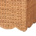 bali & pari Yoselin Natural Rattan Storage Bench with Scalloped Edge Frame - WS297-Large-Honey Ada Rattan-Bench