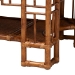 bali & pari Tahlia Marbled Tortoise Rattan Coffee Table with Open Shelf - WS298-Tortoise-Coffee Table