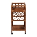 bali & pari Wahid Marbled Tortoise Rattan Kitchen Cart - WS302-Tortoise-Cart