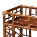 bali & pari Wahid Marbled Tortoise Rattan Kitchen Cart - WS302-Tortoise-Cart