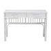 bali & pari Onella Natural Rattan Writing Desk with Two Drawers - WS304-White Rattan-Desk