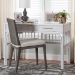 bali & pari Onella Natural Rattan Writing Desk with Two Drawers - WS304-White Rattan-Desk