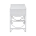 bali & pari Arben Natural Rattan Writing Desk with Three Drawers - WS305-Med-White Rattan-Desk