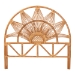bali & pari Jasmine Natural Rattan Freestanding Headboard, Twin - Jasmine-Light Honey Rattan-Twin-HB