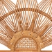 bali & pari Jasmine Natural Rattan Freestanding Headboard, Twin - Jasmine-Light Honey Rattan-Twin-HB