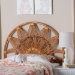 bali & pari Jasmine Natural Rattan Freestanding Headboard, Twin - Jasmine-Light Honey Rattan-Twin-HB