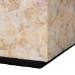 bali & pari Fraley Capiz Shell Coffee Table with Plinth Base - F2508-FT5-Capiz-CT