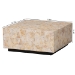 bali & pari Fraley Capiz Shell Coffee Table with Plinth Base - F2508-FT5-Capiz-CT