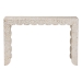 bali & pari Hedya Floral Capiz Shell Console Table with Scalloped Detailing - F2508-FT7-Capiz-Console Table